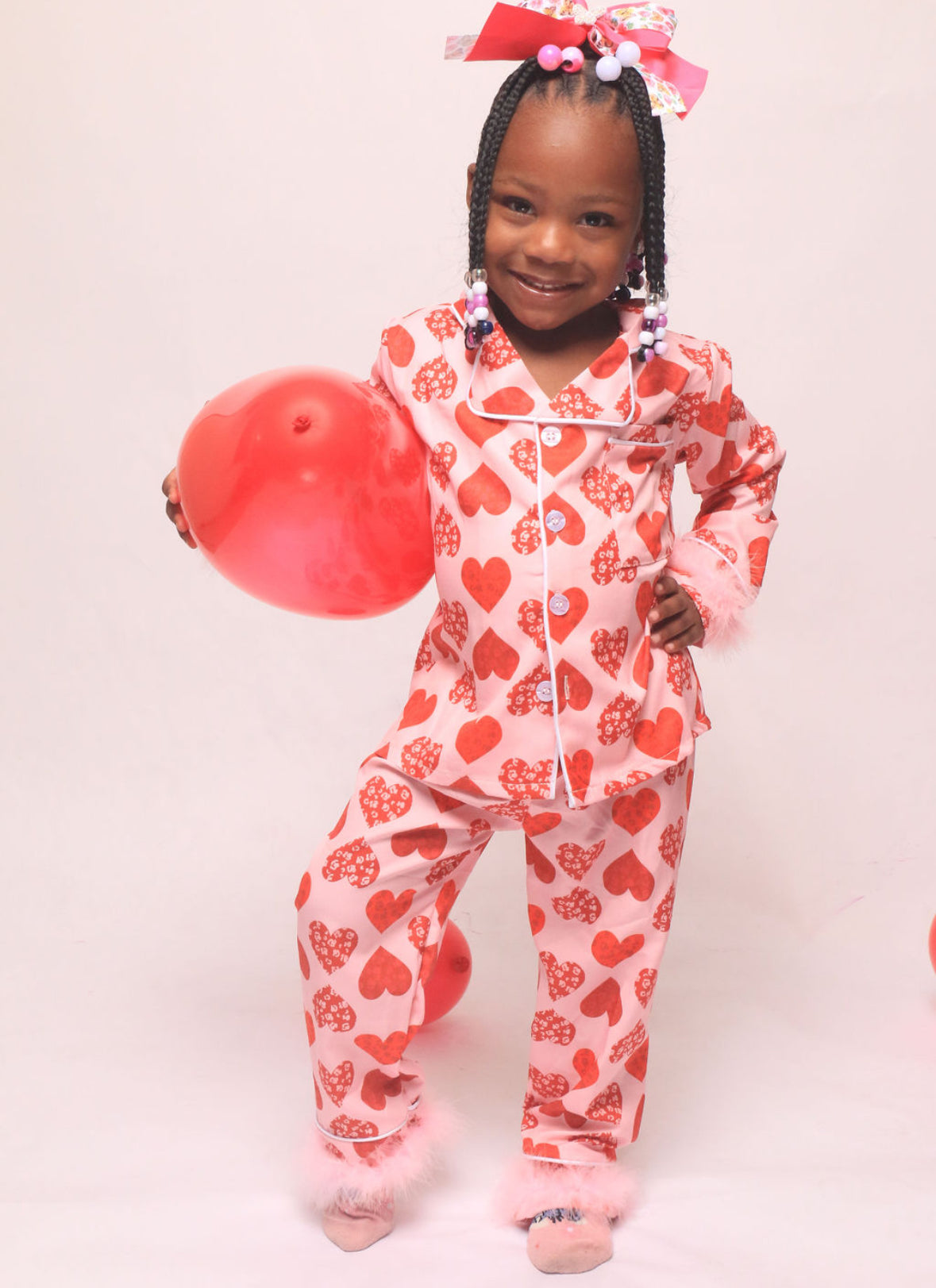 Valentines pajamas set