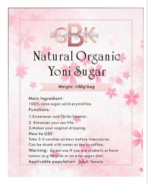 Natural organic Yoni Sugar